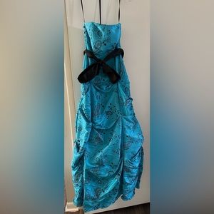 Strapless prom dress